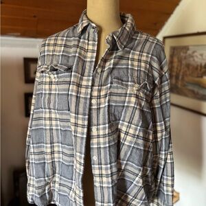 Women’s Boyfriend Plaid Shirt
